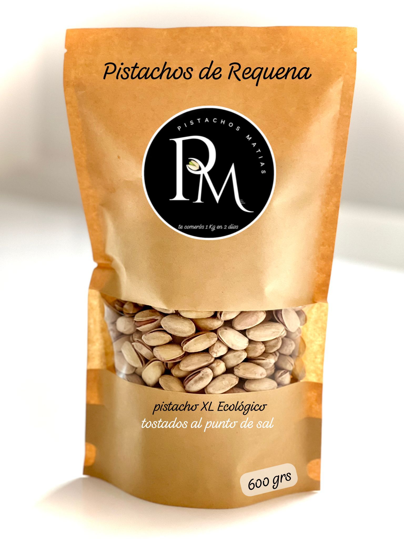 Bolsa de 600 gramos de Pistachos Matías